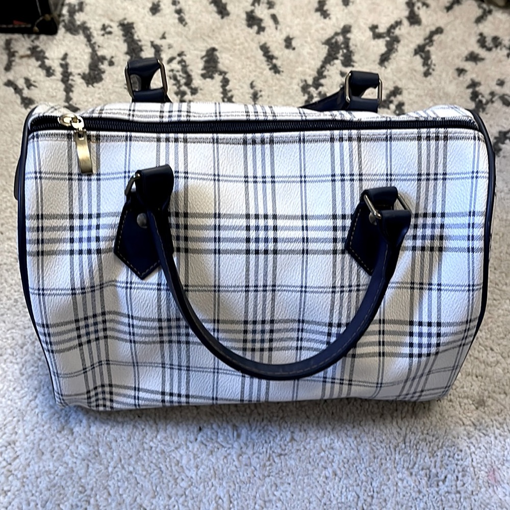 Plaid Bowling Purse